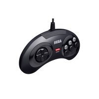 SEGA Mega Drive mini mando oficial negro de 6 botones SEGA Mega Drive mini mando oficial negro de 6 botones