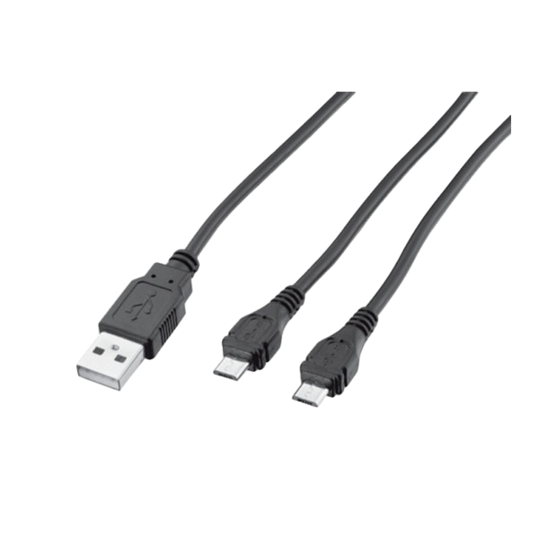 Trust Gaming GXT 222 Cable de carga para 2 mandos PS4 Trust Gaming GXT 222 Cable de carga para 2 mandos PS4