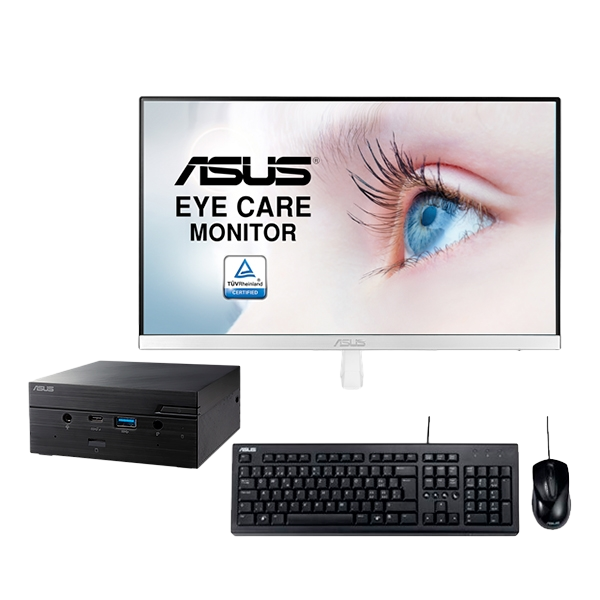 ASUS PN62SBB3040MD VZ239HEW Teclado y ratón U2000Pack ASUS PN62SBB3040MD VZ239HEW Teclado y ratón U2000Pack