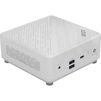 MSI Cubi 5 1M441BEU  Mini PC Intel Core 3 100U DDR5 M2 25 Blanco