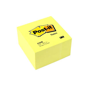PostIt Cubo de Notas Adhesivas Color Amarillo 450 Hojas