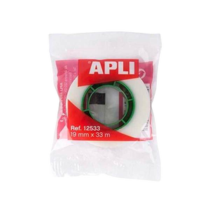 Apli Cinta Adhesiva Blanca 33 m x 19 mm