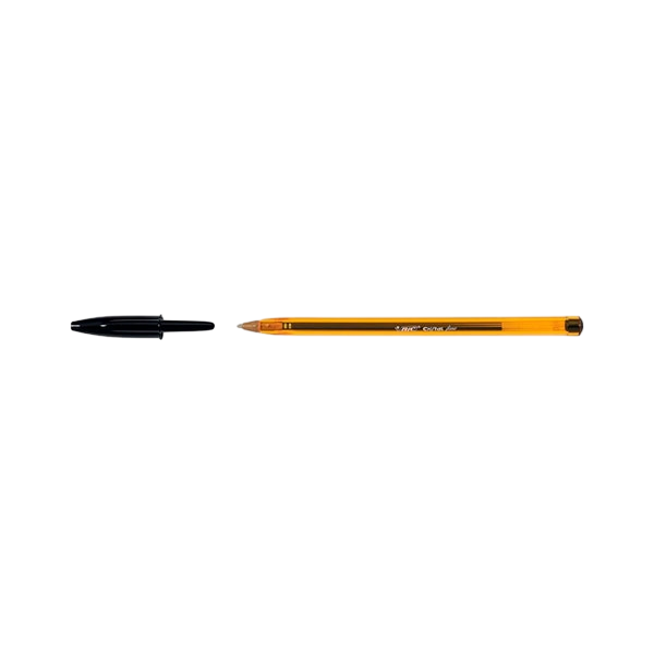 Bic Cristal Fine Color Negro Punta 08mm  Bolígrafo Bic Cristal Fine Color Negro Punta 08mm  Bolígrafo