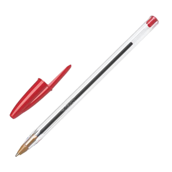 Bic Cristal Color Rojo Punta 04mm  Bolígrafo Bic Cristal Color Rojo Punta 04mm  Bolígrafo