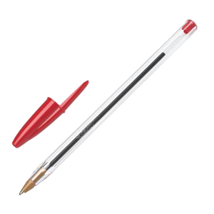 Bic Cristal Color Rojo Punta 04mm  Bolígrafo