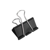 Bismark Pinza Metálica Palanca Abatible sujetapapeles 32 mm Color negro  Caja 12 unidades