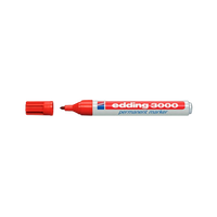 Edding 3000 Rotulador Permanente Rojo Punta Redonda 153mm