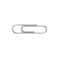 ErichKrause Caja 100 Clips Niquelados 28mm ErichKrause Caja 100 Clips Niquelados 28mm