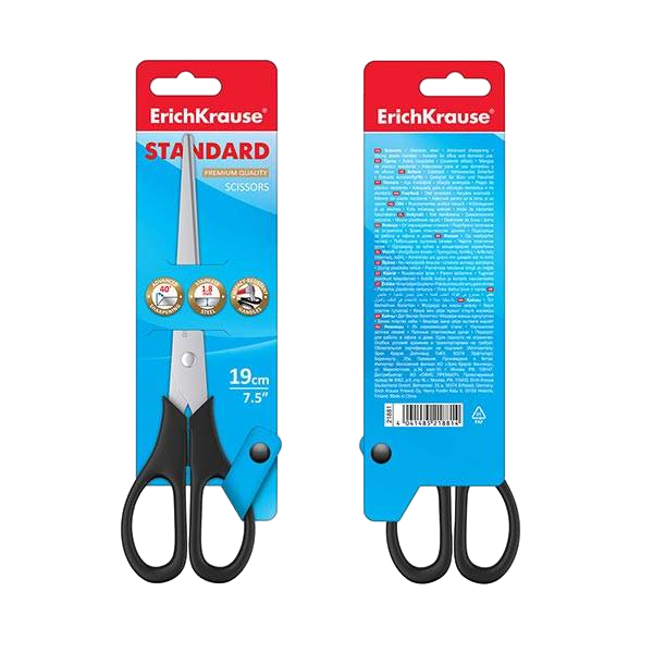 ErichKrause Tijeras Standar 19cm Acero Inoxidable ErichKrause Tijeras Standar 19cm Acero Inoxidable