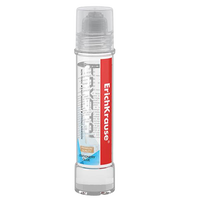 Erichkrause Crystal - Pegamento de Oficina de Alta Transparencia - Aplicador de Silicona Suave - No Toxico - Resistente al Frio - Color Transparente