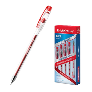 Bolígrafo de Gel GPoint Erich Krause Color Rojo