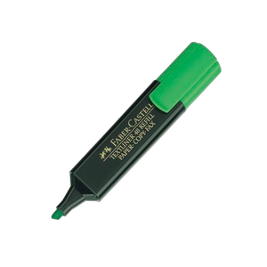 Faber Castell 15 mm Color Verde  Marcador Fluorescente