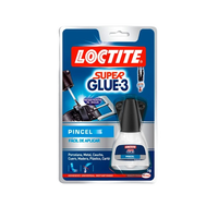Loctite Super Glue3 con pincel 5gr Adhesivo Loctite Super Glue3 con pincel 5gr Adhesivo