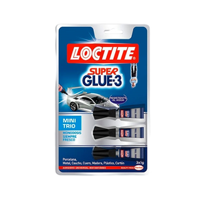 Loctite Superglue3 Mini Trio  Adhesivo