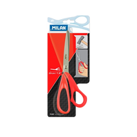 Tijeras de oficina roja 20 cm Tijeras