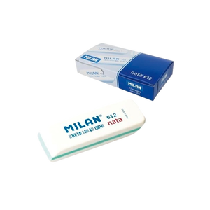 Milan CPM612 Blanca  Goma de Borrar