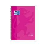 Cuaderno Oxford Espiral A4+ Tapa Extradura 80h 90gr Rosa