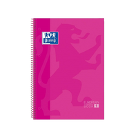 Cuaderno Oxford Espiral A4 Tapa Extradura 80h 90gr Rosa Cuaderno Oxford Espiral A4 Tapa Extradura 80h 90gr Rosa