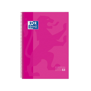 Cuaderno Oxford Espiral A4 Tapa Extradura 80h 90gr Rosa Cuaderno Oxford Espiral A4 Tapa Extradura 80h 90gr Rosa