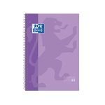 Cuaderno Oxford Espiral A4+ Tapa Extradura 80h 90gr Violeta
