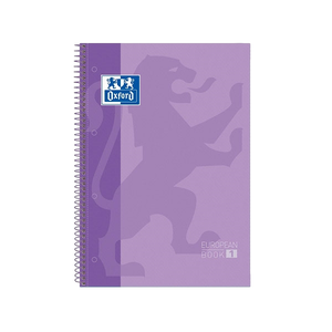 Cuaderno Oxford Espiral A4 Tapa Extradura 80h 90gr Violeta