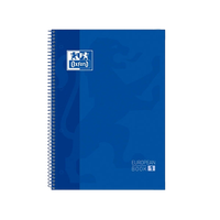 Cuaderno Oxford Espiral A4 Tapa Extradura 80h 90gr Azul
