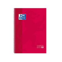 Cuaderno Oxford Espiral A4 Tapa Extradura 80h 90gr Rojo Cuaderno Oxford Espiral A4 Tapa Extradura 80h 90gr Rojo