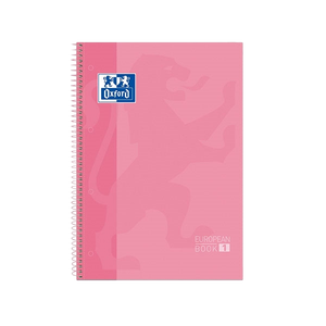 Cuaderno Oxford Touch EuropeanBook 1 A4 80h 90gr Rosa Ch Cuaderno Oxford Touch EuropeanBook 1 A4 80h 90gr Rosa Ch