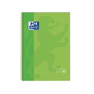 Cuaderno Oxford Espiral A4 Tapa Extradura 80h 90gr Verde Cuaderno Oxford Espiral A4 Tapa Extradura 80h 90gr Verde