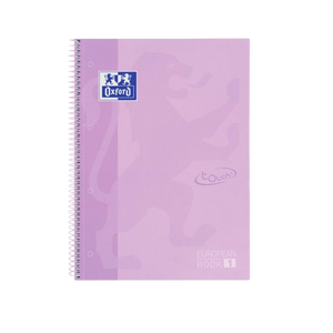 Cuaderno Oxford Touch EuropeanBook 1 A4 80h 90gr Malva