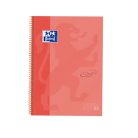 Cuaderno Oxford Touch EuropeanBook 1 A4 80h 90gr Coral