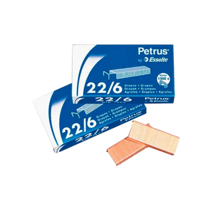 Grapas Petrus 226 cobreadas Caja 1000 unidades Grapas Petrus 226 cobreadas Caja 1000 unidades