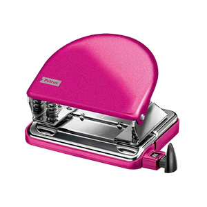 Taladro de papel Petrus 52 WOW  Capacidad 20 hojas  Color Rosa