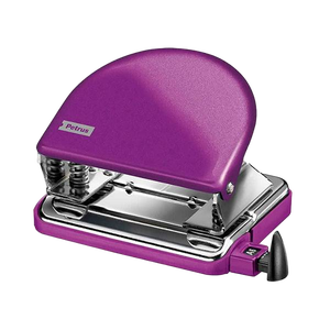 Taladro de papel Petrus 52 WOW  Capacidad 20 hojas  Color Morado