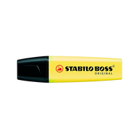 Marcador Fluorescente Stabilo Boss color Amarillo Cremoso
