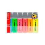 Stabilo Estuche 6 Marcadores Fluorescentes