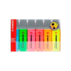 Stabilo Estuche 6 Marcadores Fluorescentes