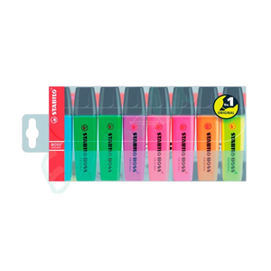 Stabilo Estuche 8 Marcadores Fluorescentes