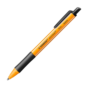 Stabilo Pointball Boligrafo Retractil Punta de 1mm Tinta con Base de Aceite Recargable 79 Plastico Reciclado Grip Antideslizante Color Negro Stabilo Pointball Boligrafo Retractil Punta de 1mm Tinta con Base de Aceite Recargable 79 Plastico Reciclado Grip Antideslizante Color Negro