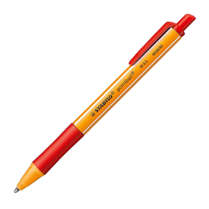 Stabilo Pointball Boligrafo Retractil Punta de 1mm Tinta con Base de Aceite Recargable 79 Plastico Reciclado Grip Antideslizante Color Rojo Stabilo Pointball Boligrafo Retractil Punta de 1mm Tinta con Base de Aceite Recargable 79 Plastico Reciclado Grip Antideslizante Color Rojo