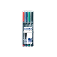 Rotulador Permanente Staedtler Lumocolor Punta 06mm pack 4