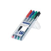 Rotulador Permanente Staedtler Lumocolor Punta 06mm pack 4