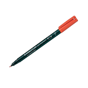 Rotulador Permanente Staedtler Lumocolor Punta 06mm Rojo