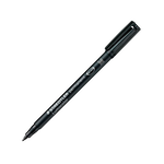 Rotulador Permanente Staedtler Lumocolor Punta 1mm Negro