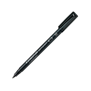 Rotulador Permanente Staedtler Lumocolor Punta 1mm Negro