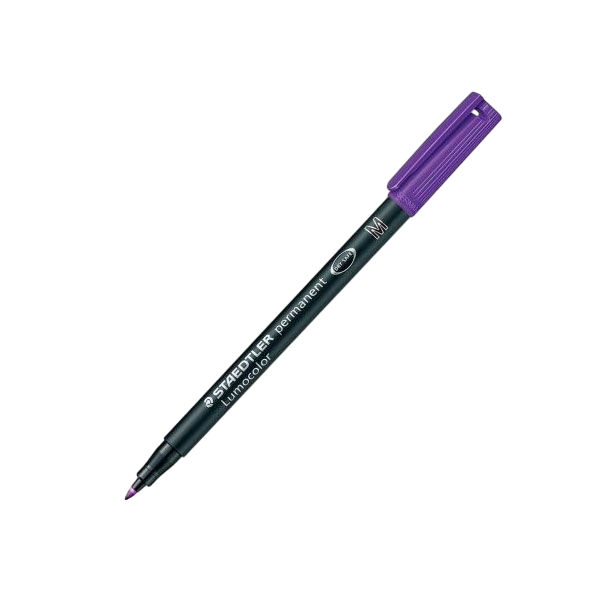 Rotulador Permanente Staedtler Lumocolor Punta 1mm Violeta Rotulador Permanente Staedtler Lumocolor Punta 1mm Violeta