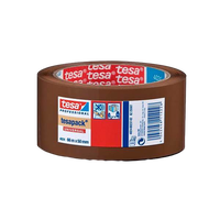 Tesa Cinta de Embalaje silenciosa en Polipropileno 50 mm x 66 mm  Marrón