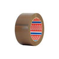 Tesa Cinta de Embalaje silenciosa en Polipropileno 50 mm x 66 mm  Marrón