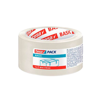Tesa Pack 6 Cintas de Embalaje Basic 50 mm x 66 mm  Transparente