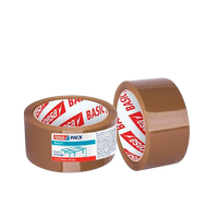 Tesa Pack 6 Cintas de Embalaje Basic 50 mm x 66 mm  Marrón